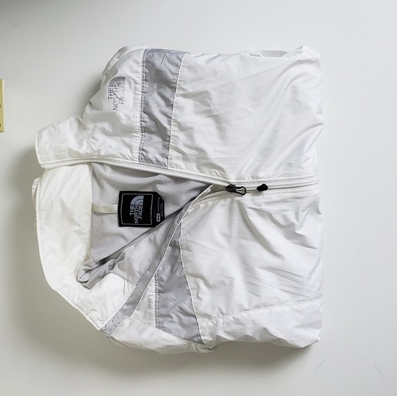 The North Face Jackets & Blazers - The North Face Windbreaker White Jacket Women's MD